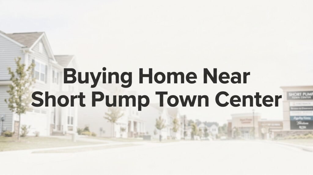 Buying a Home Near Short Pump Town Center: Your Step-by-Step Guide for 2026