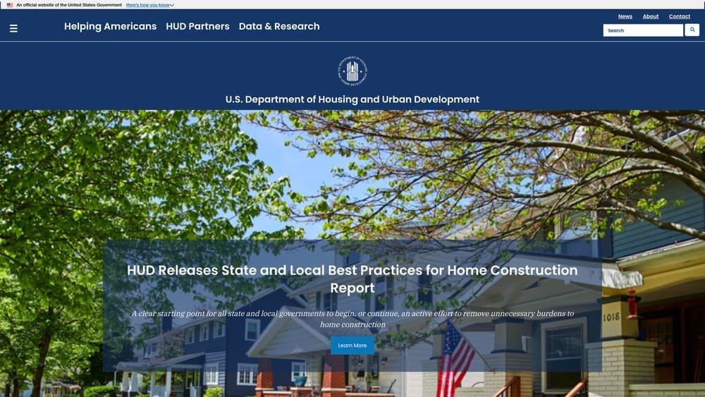 Screenshot of HUD Mortgagee Letter 2024-07 (FHA ROV) website