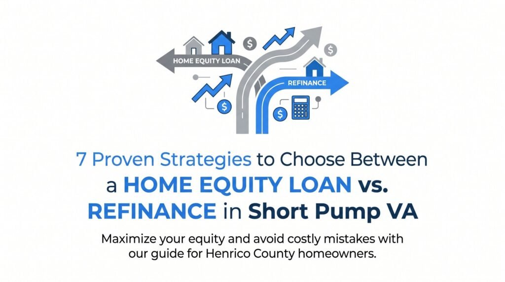 7 Proven Strategies to Choose Between a Home Equity Loan vs. Refinance in Short Pump VA