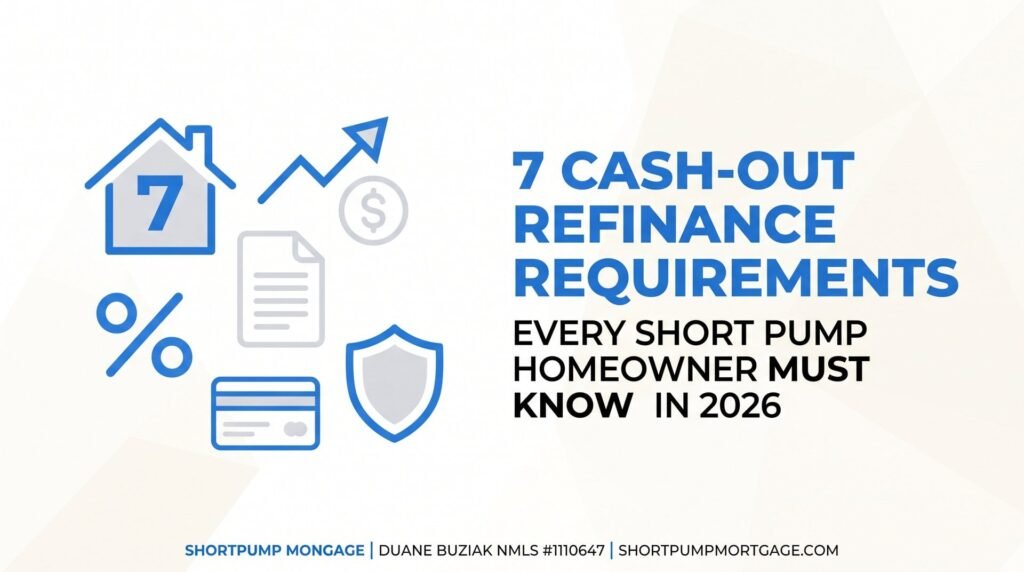 7 Cash-Out Refinance Requirements Every Short Pump Homeowner Must Know in 2026